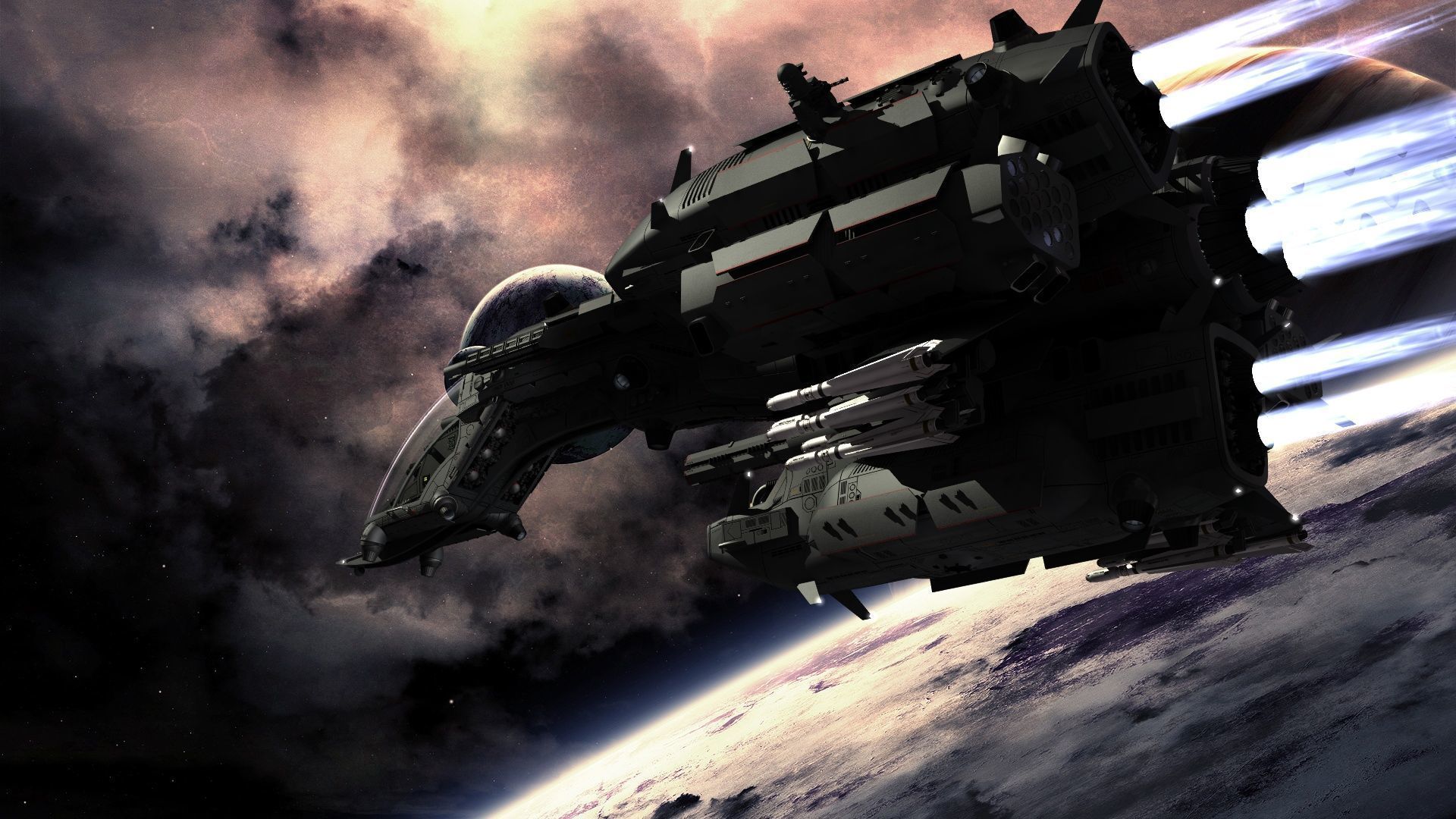 Dragonfly Robotic Fighter Drone 3D model_25