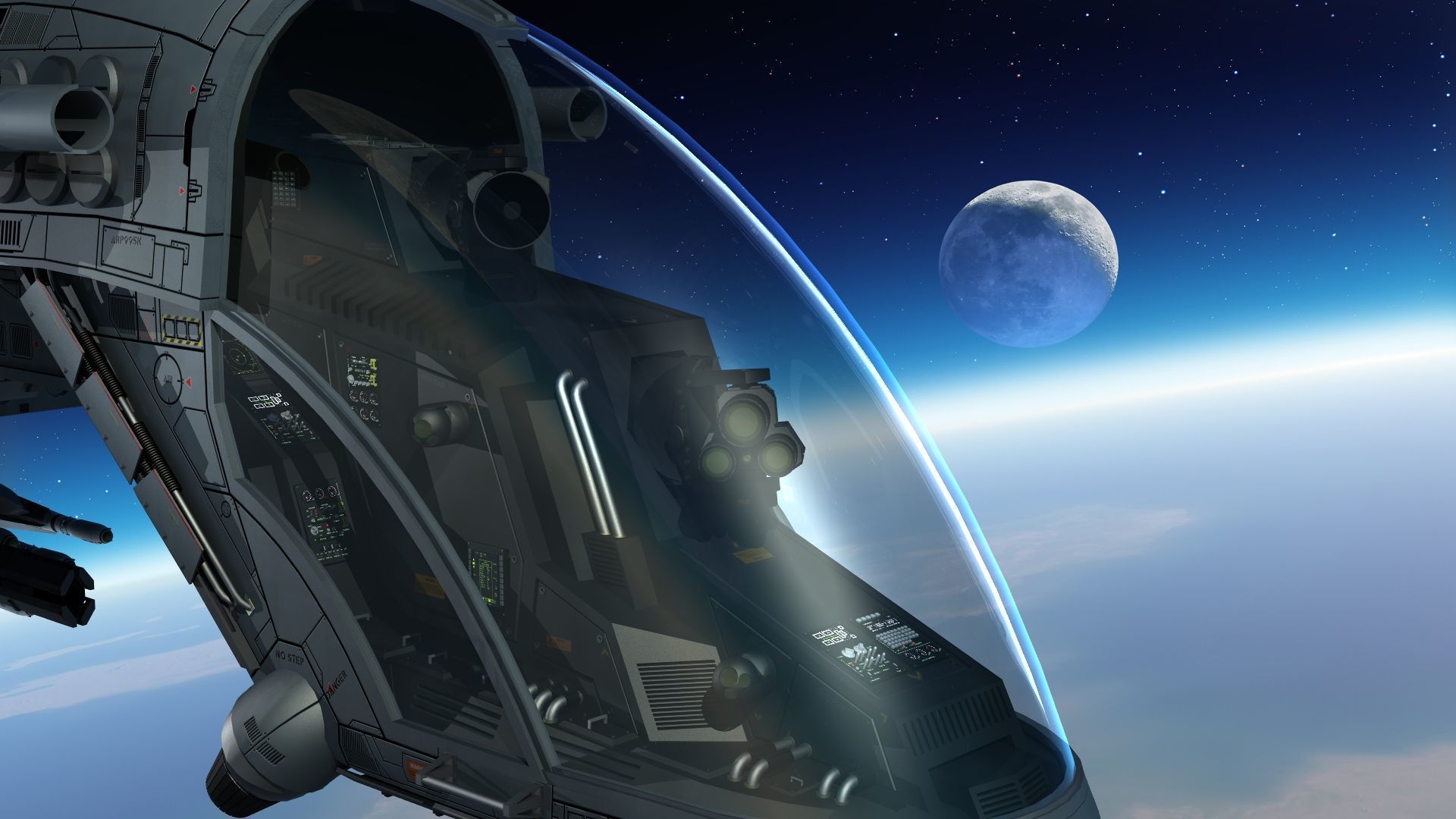 Dragonfly Robotic Fighter Drone 3D model_22