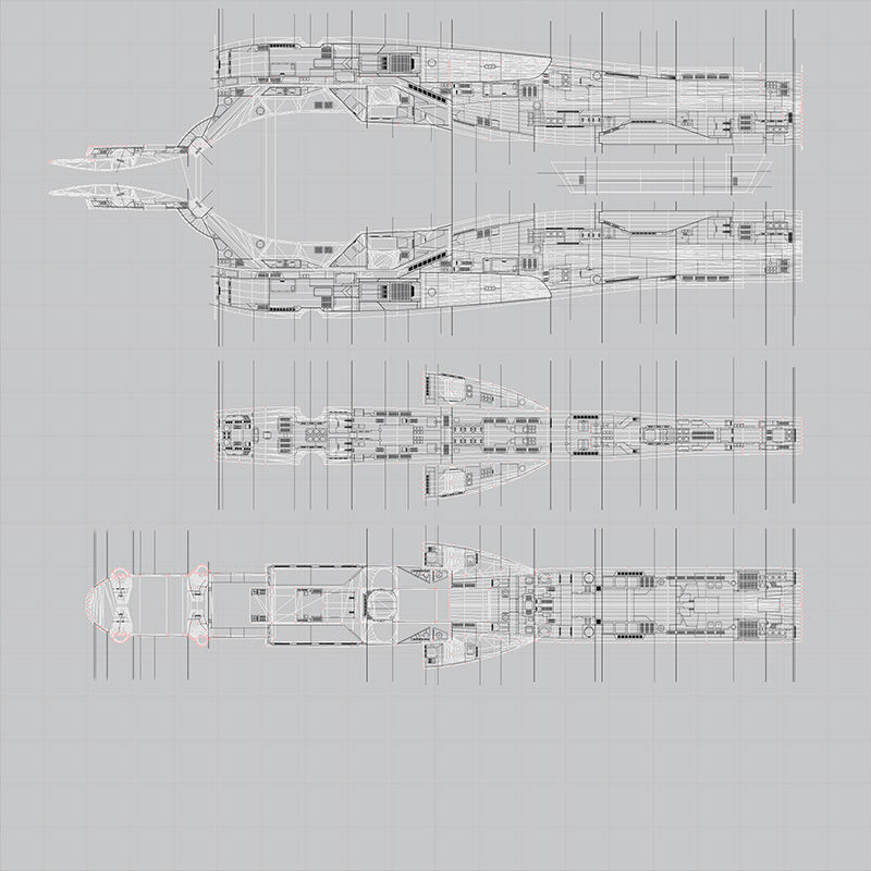 Dragonfly Robotic Fighter Drone 3D model_35