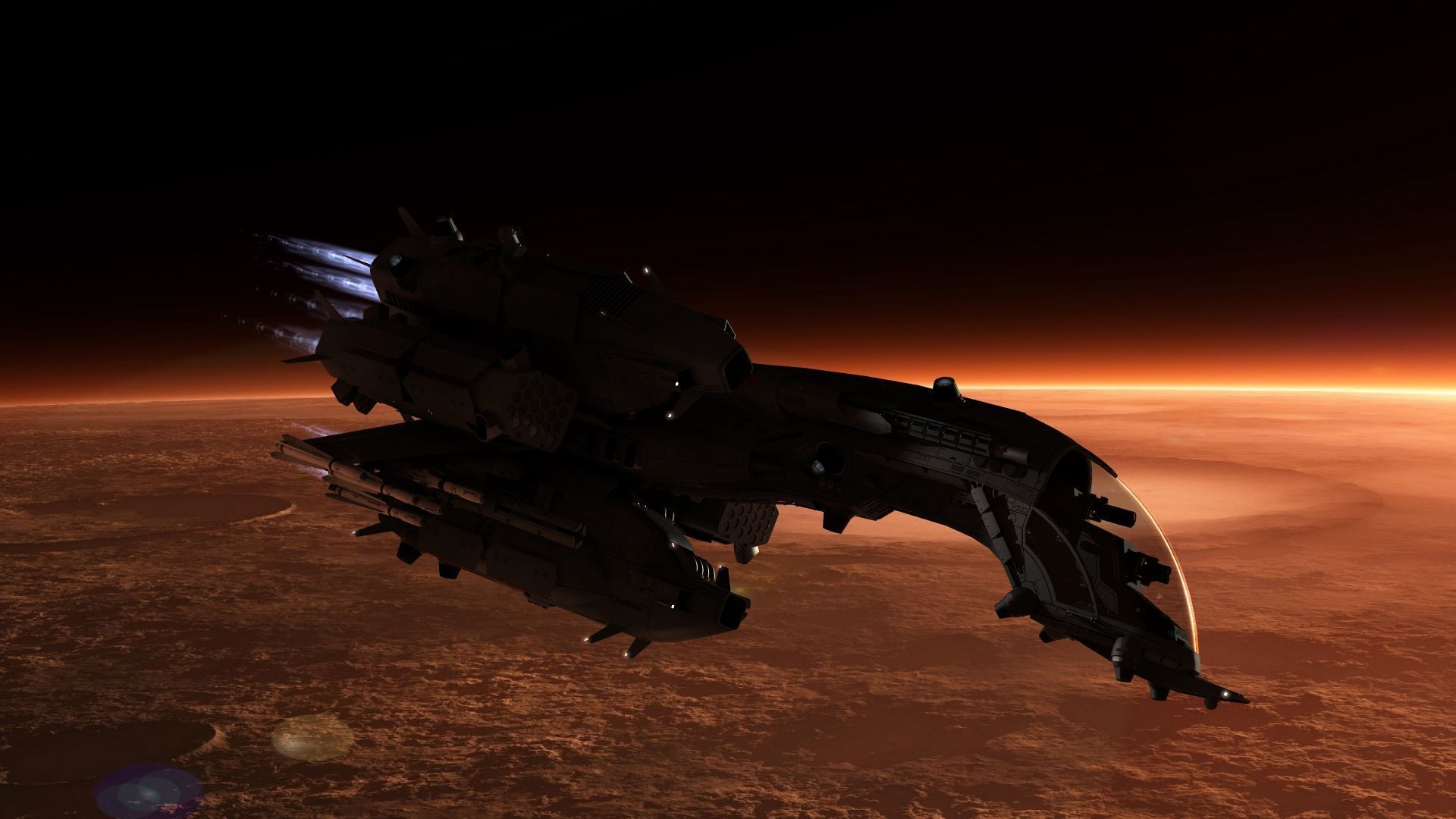 Dragonfly Robotic Fighter Drone 3D model_23