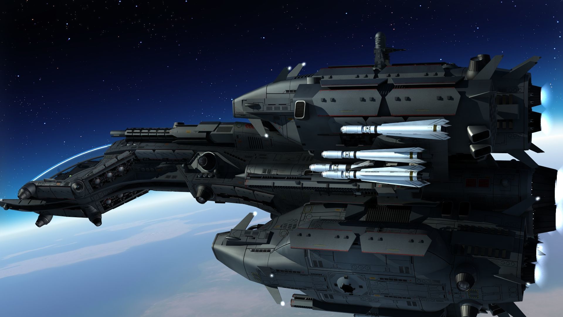 Dragonfly Robotic Fighter Drone 3D model_13