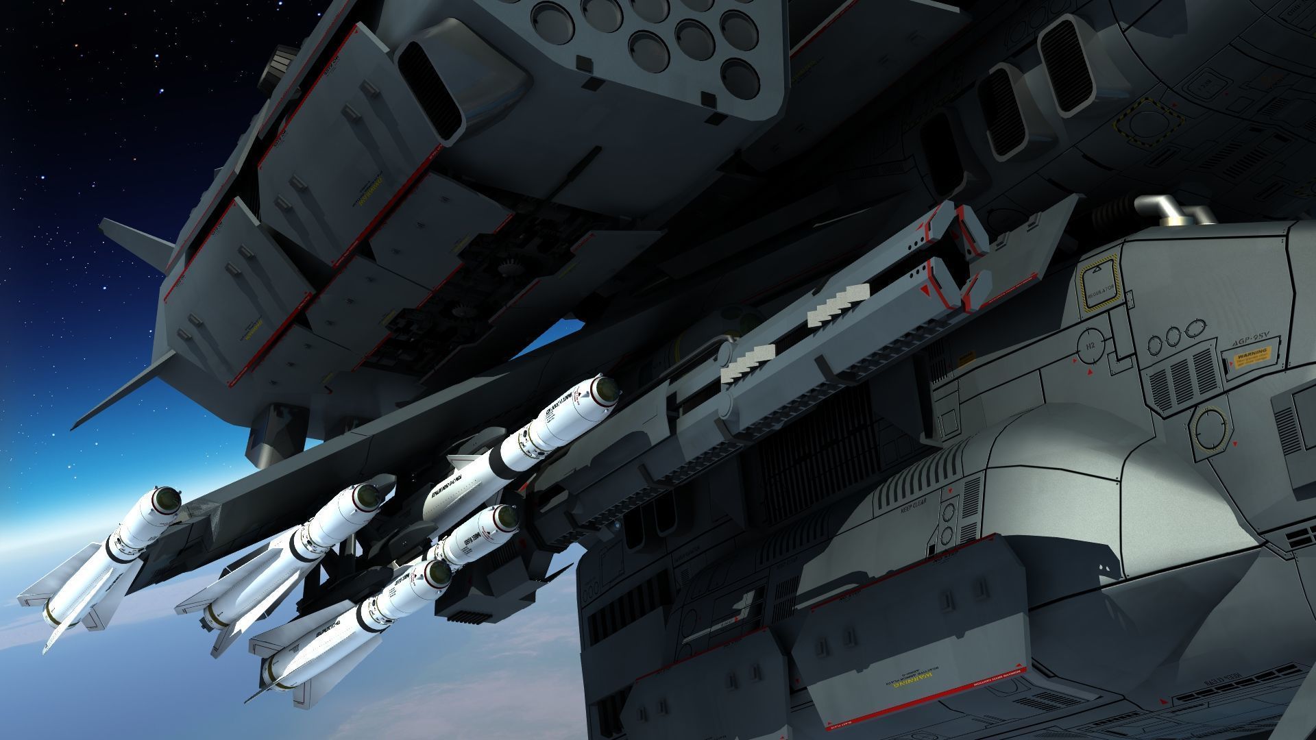 Dragonfly Robotic Fighter Drone 3D model_20