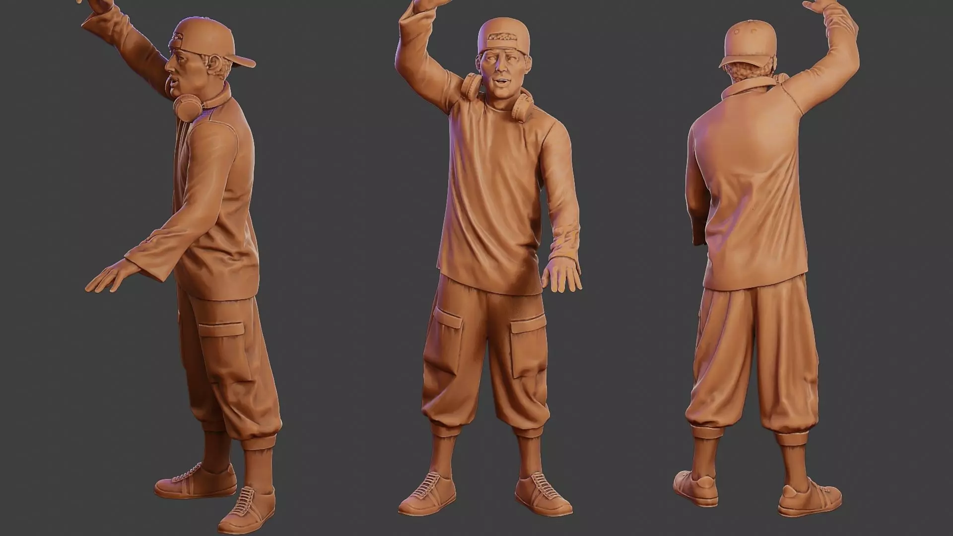 Male Music DJ MMDJM 004 3D print model