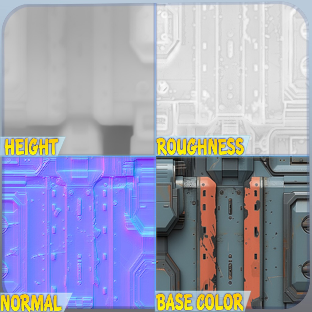 Sci-FI Seamless Texture Texture_1