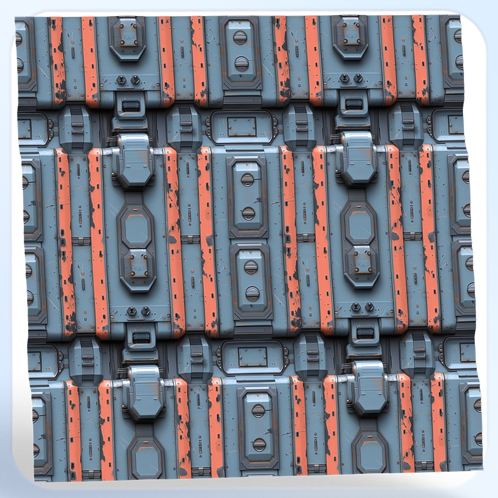 Sci-FI Seamless Texture Texture_4