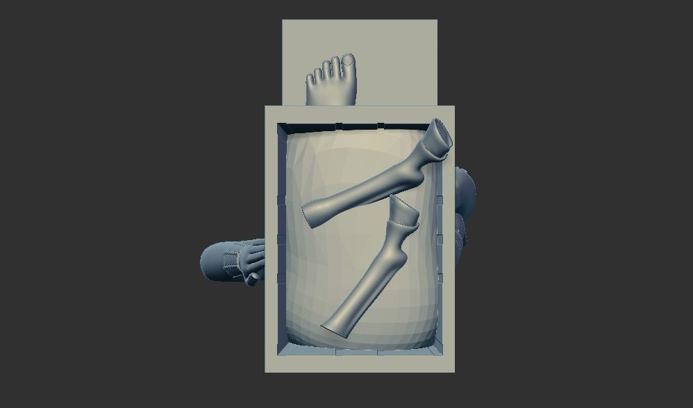 Ancient Egyptian Estate Figure sculpture 3d printable model 3D print model_11