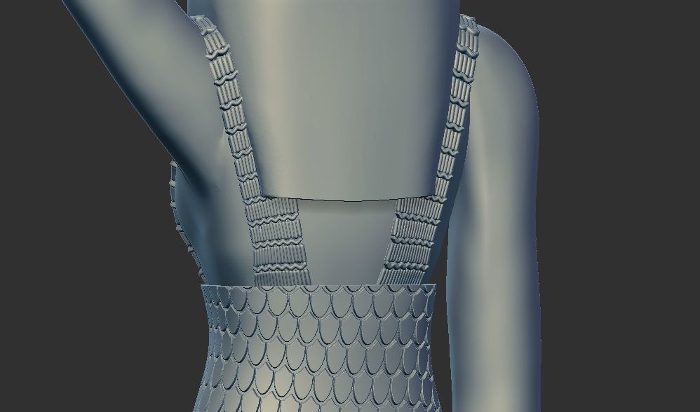 Ancient Egyptian Estate Figure sculpture 3d printable model 3D print model_5