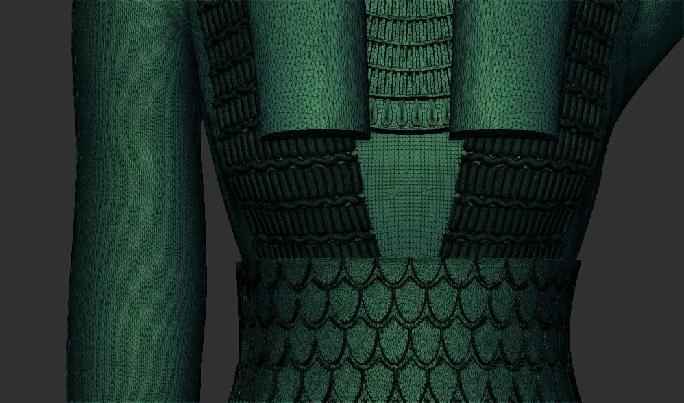 Ancient Egyptian Estate Figure sculpture 3d printable model 3D print model_13