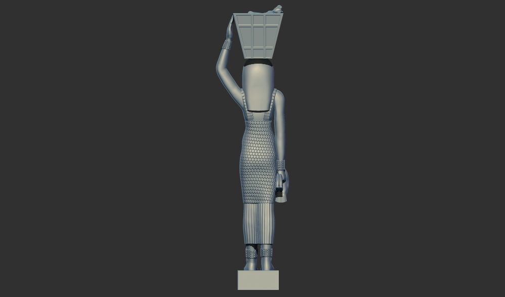 Ancient Egyptian Estate Figure sculpture 3d printable model 3D print model_8