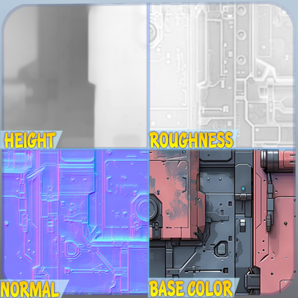 Sci-FI Seamless Texture Texture_1