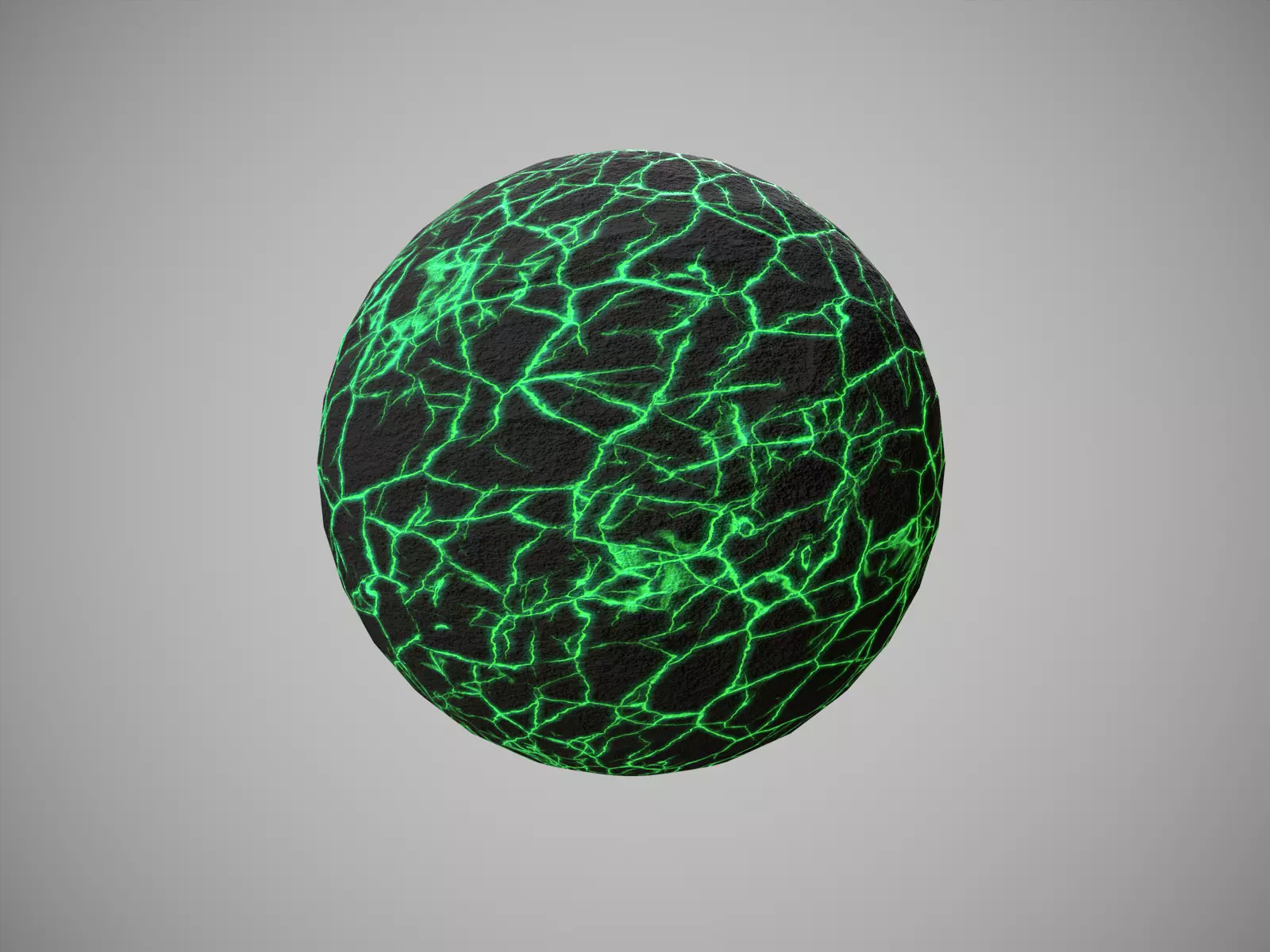 Green glowing cracs pbr stylized material Texture