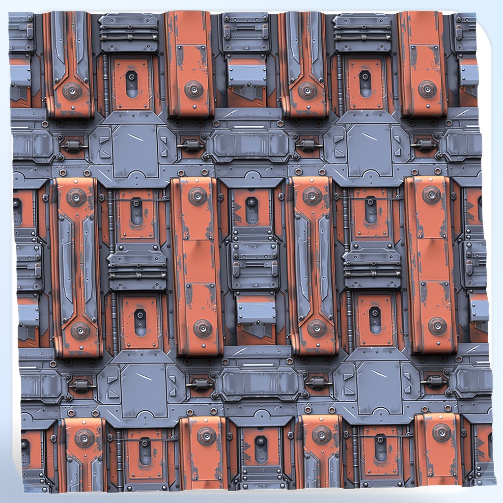 Sci-FI Seamless Texture Texture_4