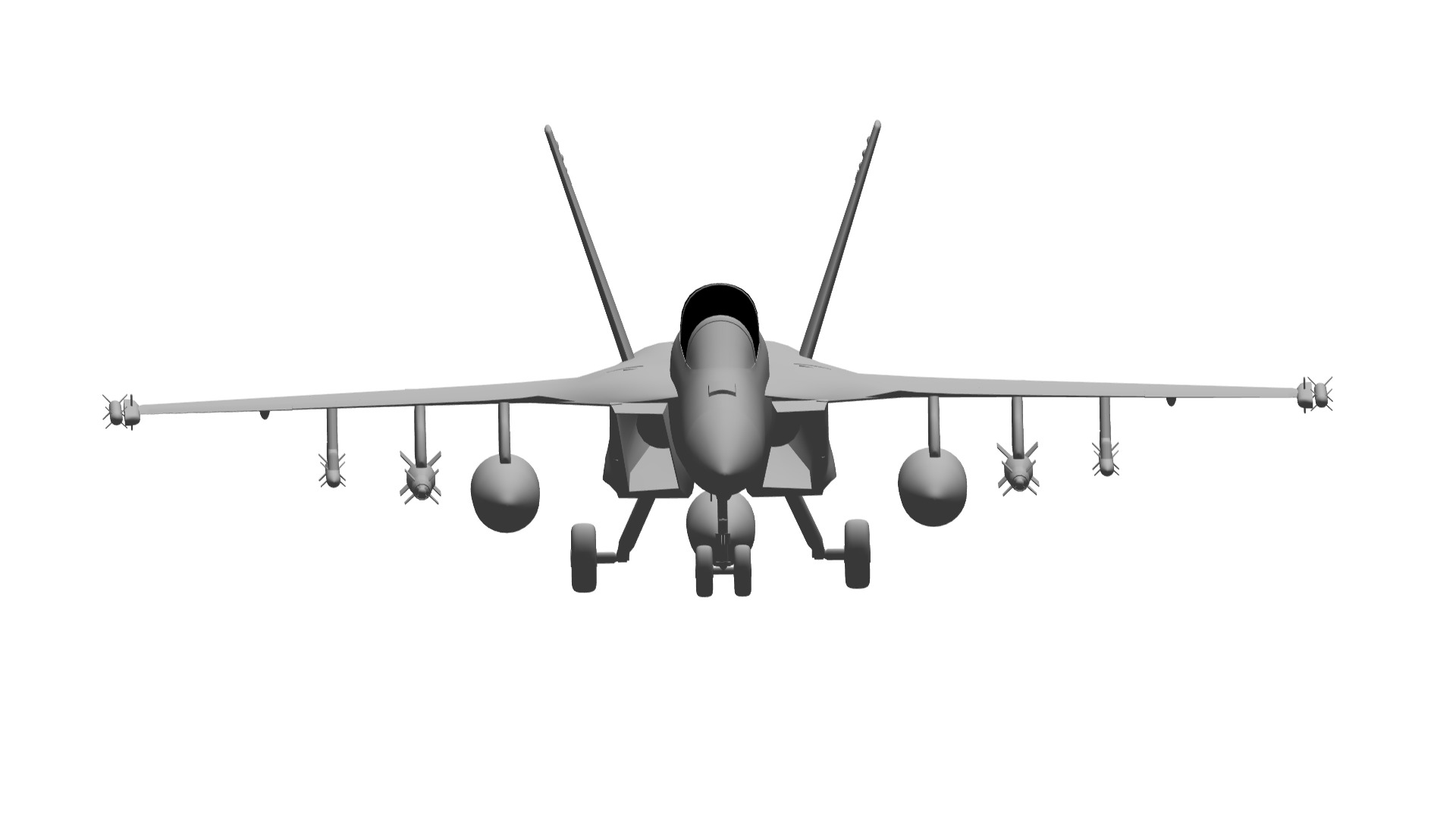 Boeing FA-18 Super Hornet 3D model_2