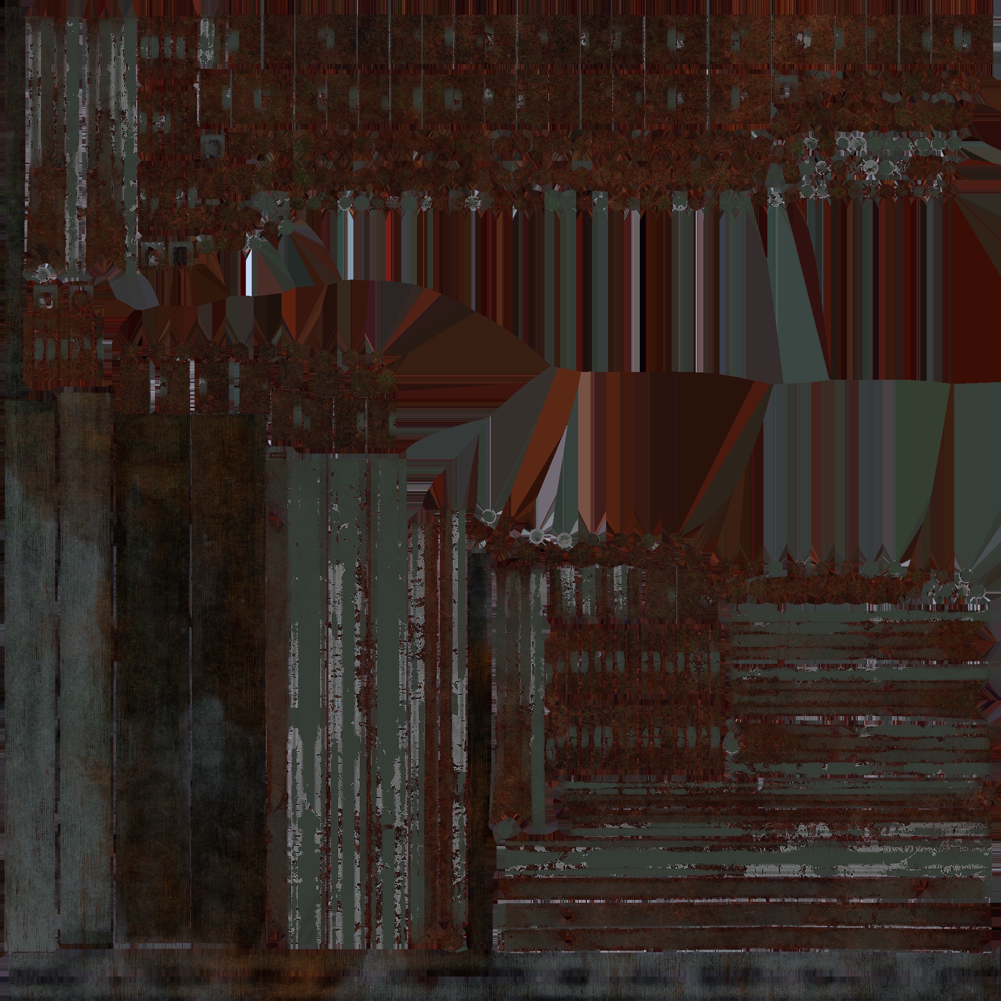 pipe raft  3D model_6