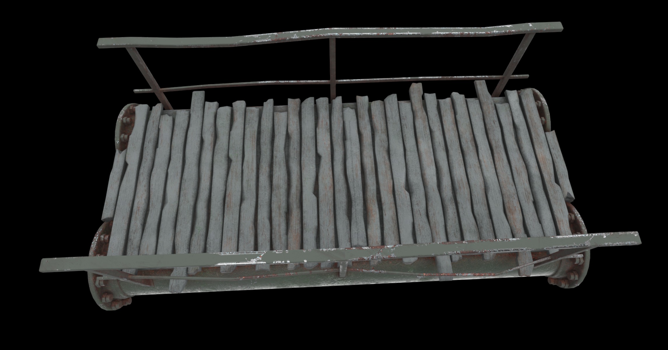 pipe raft  3D model_4