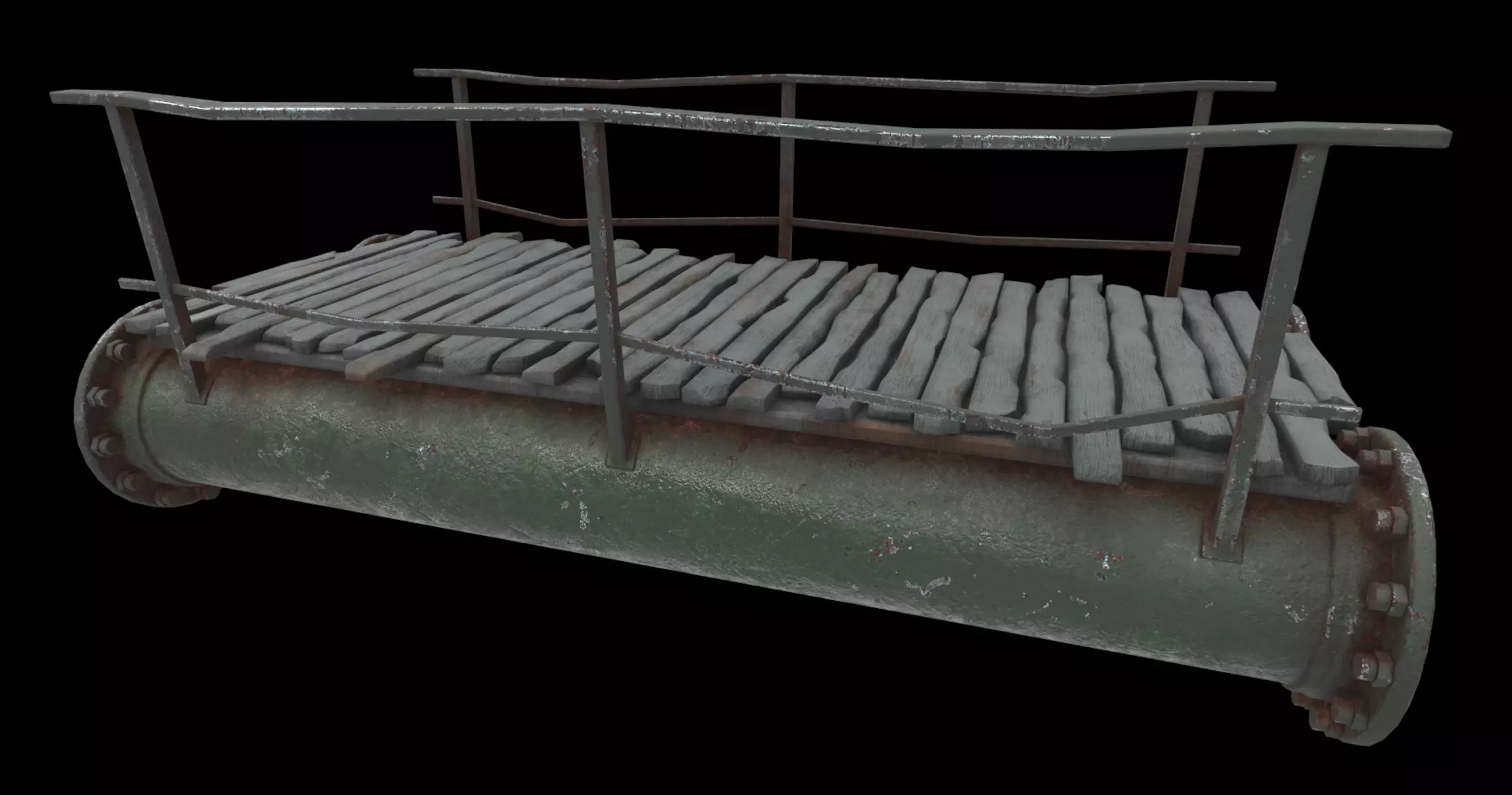 pipe raft  3D model_0