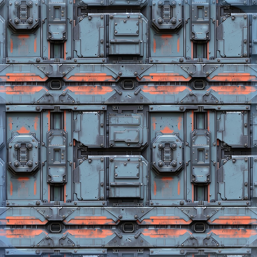 Sci-FI Seamless Texture Texture_5