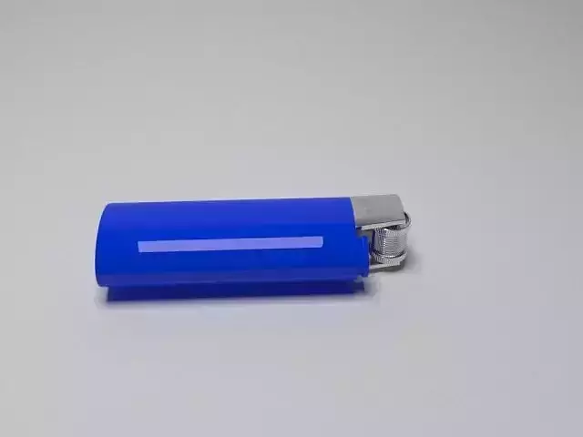 Bic Lighter Low-poly 3D model