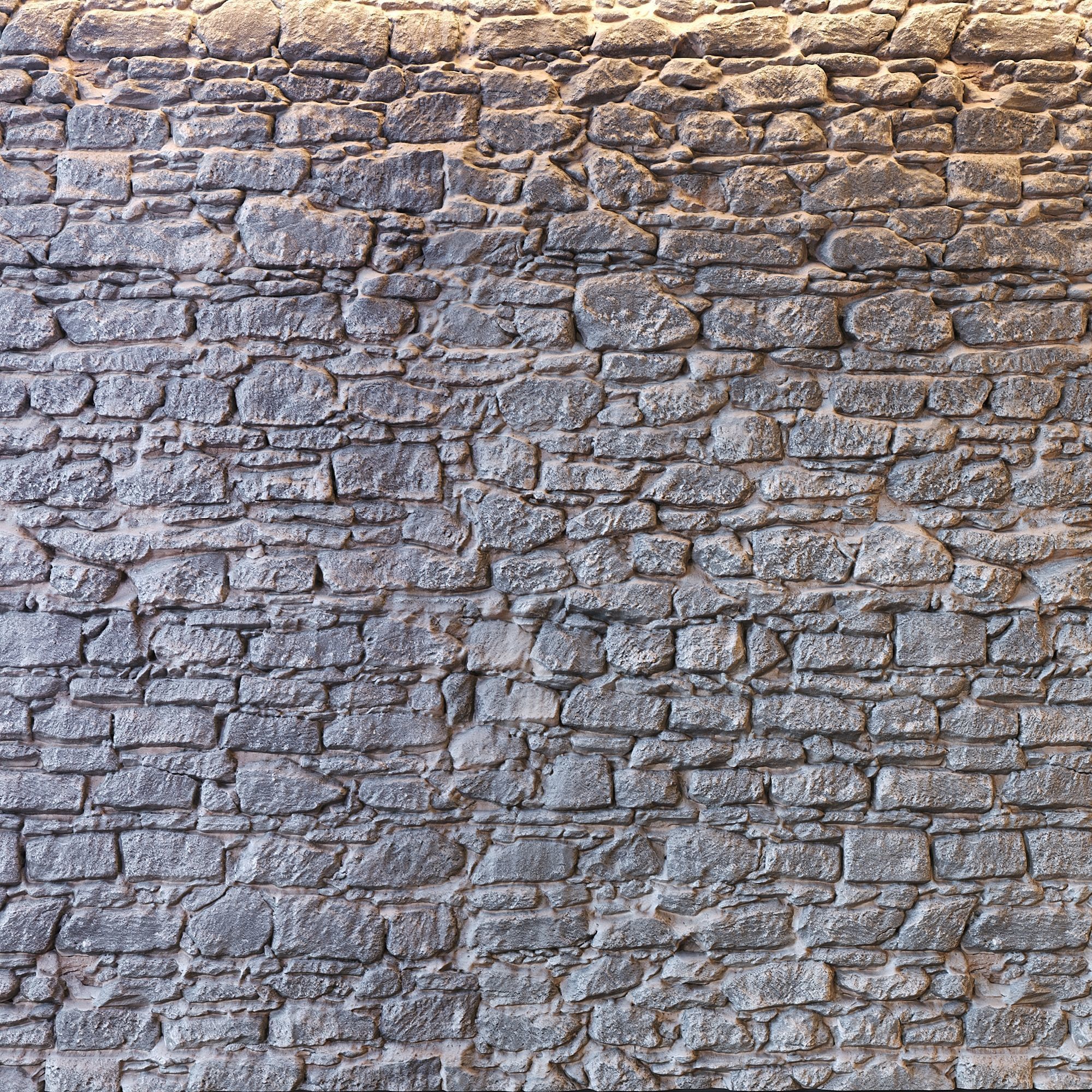 Cobblestone Old Wall Texture_2