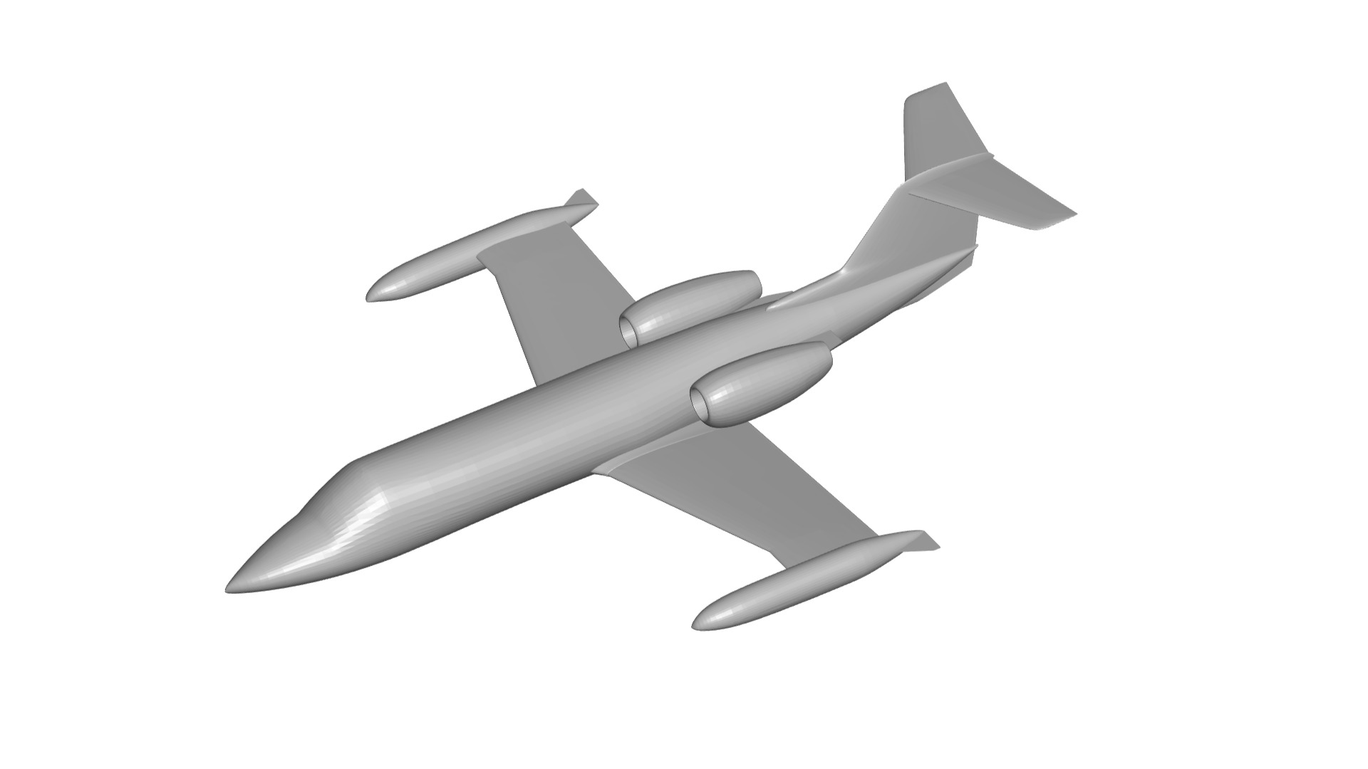 bombardier Learjet 35 3D model_1