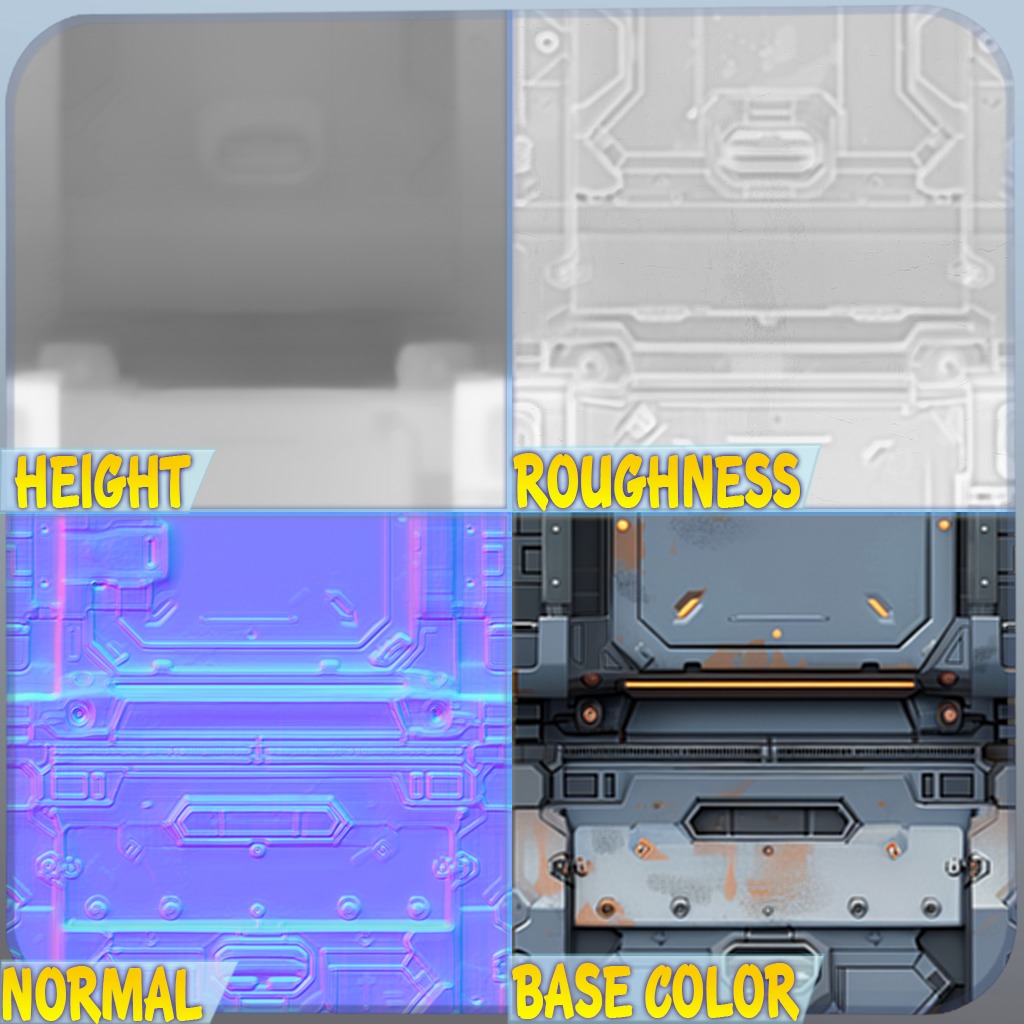 Sci-FI Seamless Texture Texture_1