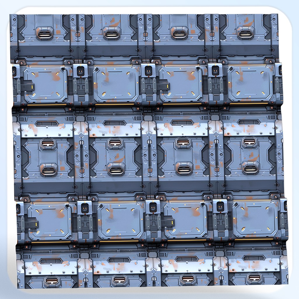 Sci-FI Seamless Texture Texture_4