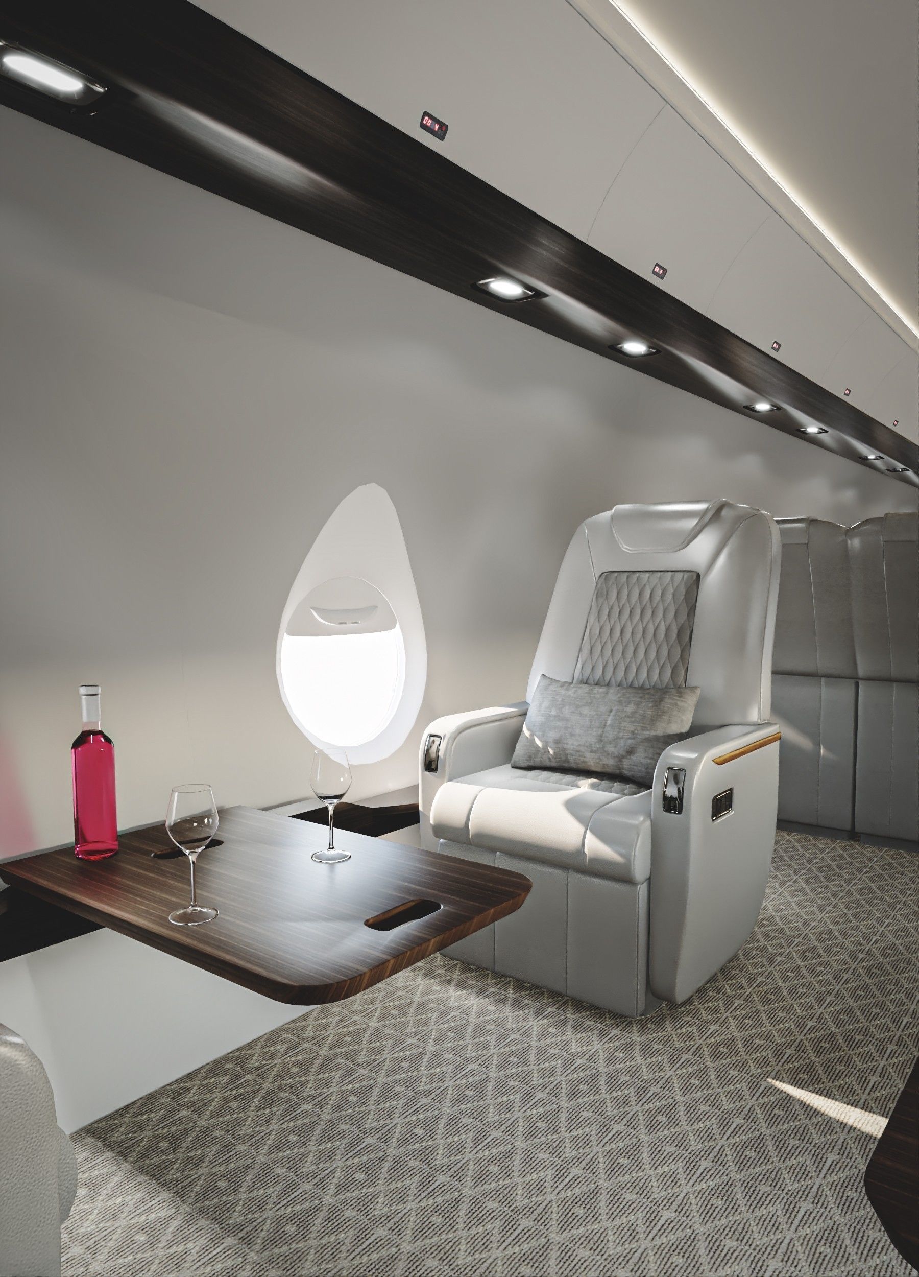 Luxury Private Jet Interior 3D model_7
