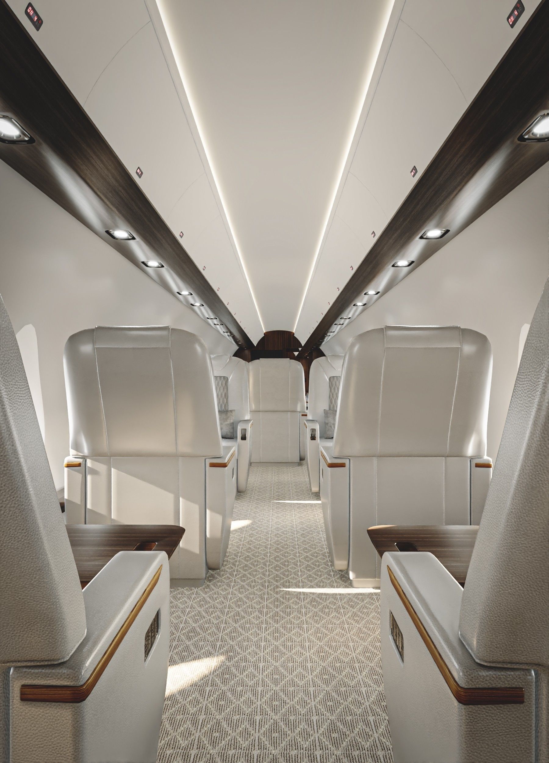 Luxury Private Jet Interior 3D model_6