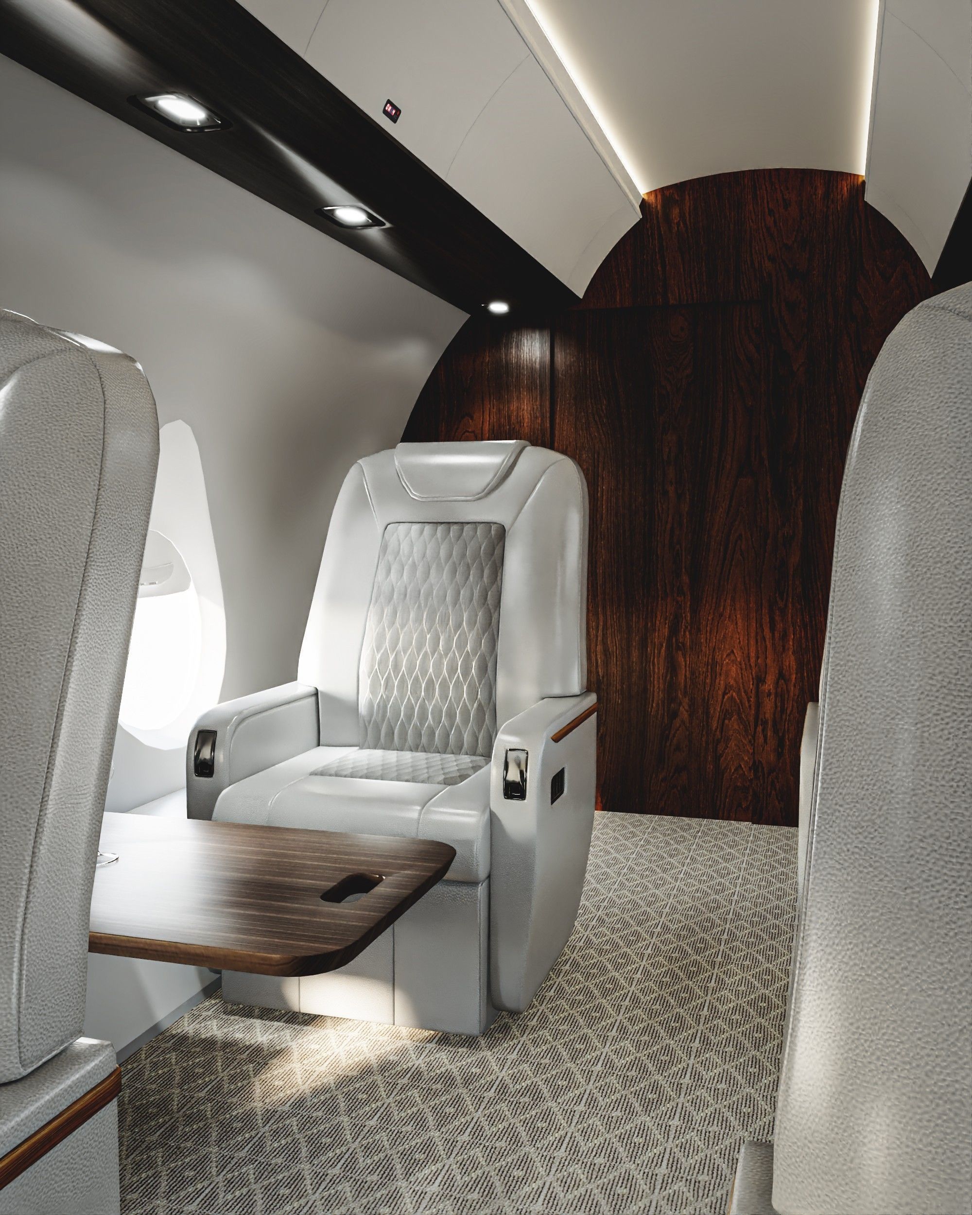 Luxury Private Jet Interior 3D model_24