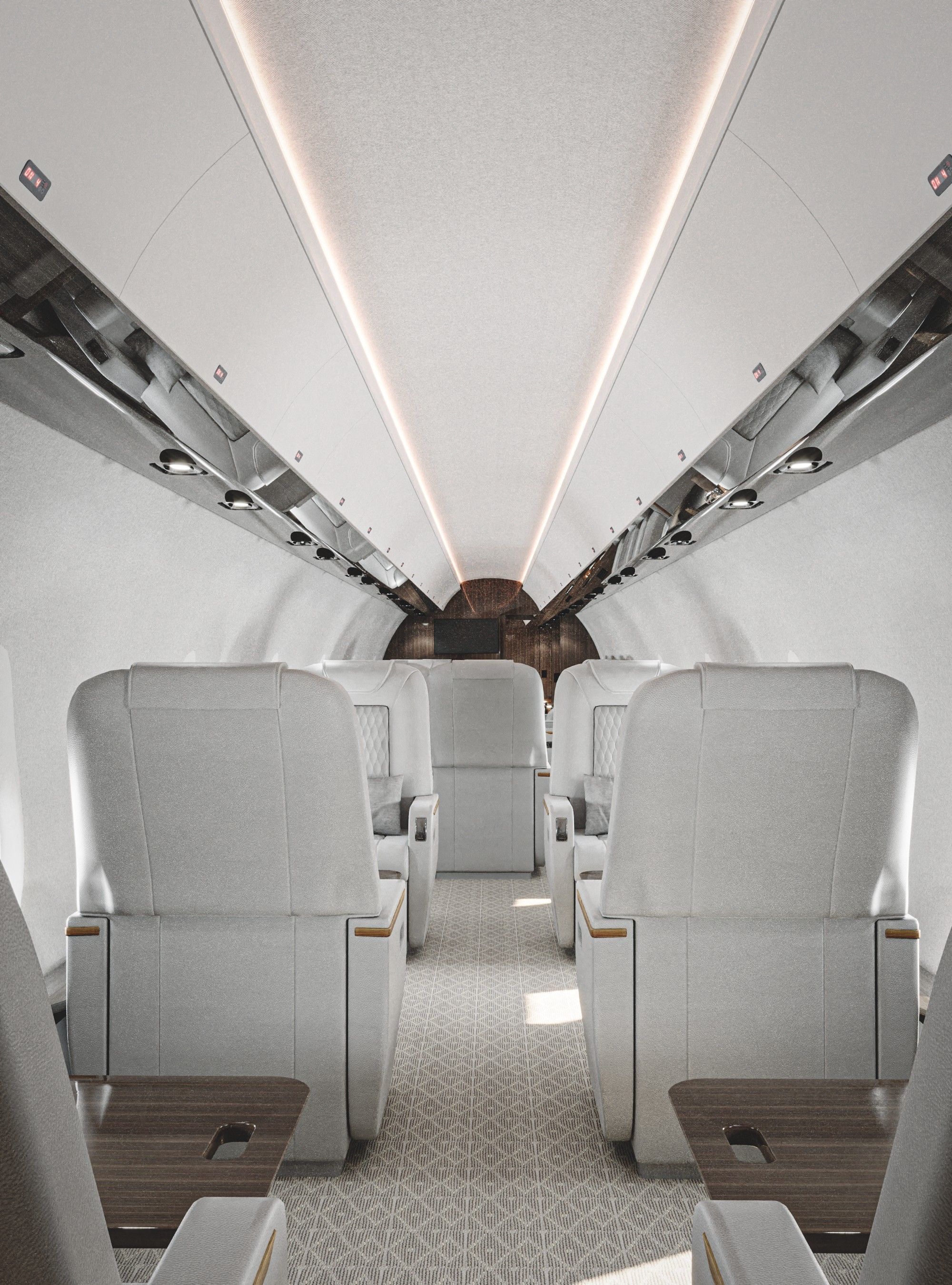 Luxury Private Jet Interior 3D model_3