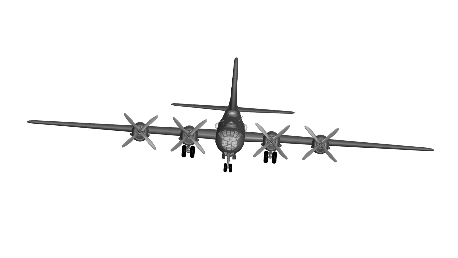 Boeing B-29 Superfortress 3D model_3