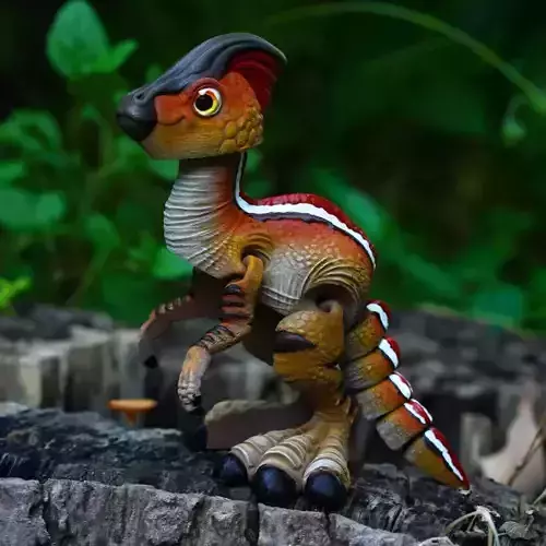 PRINT IN PLACE FLEXI PARASAUROLOPHUS DINOSAUR