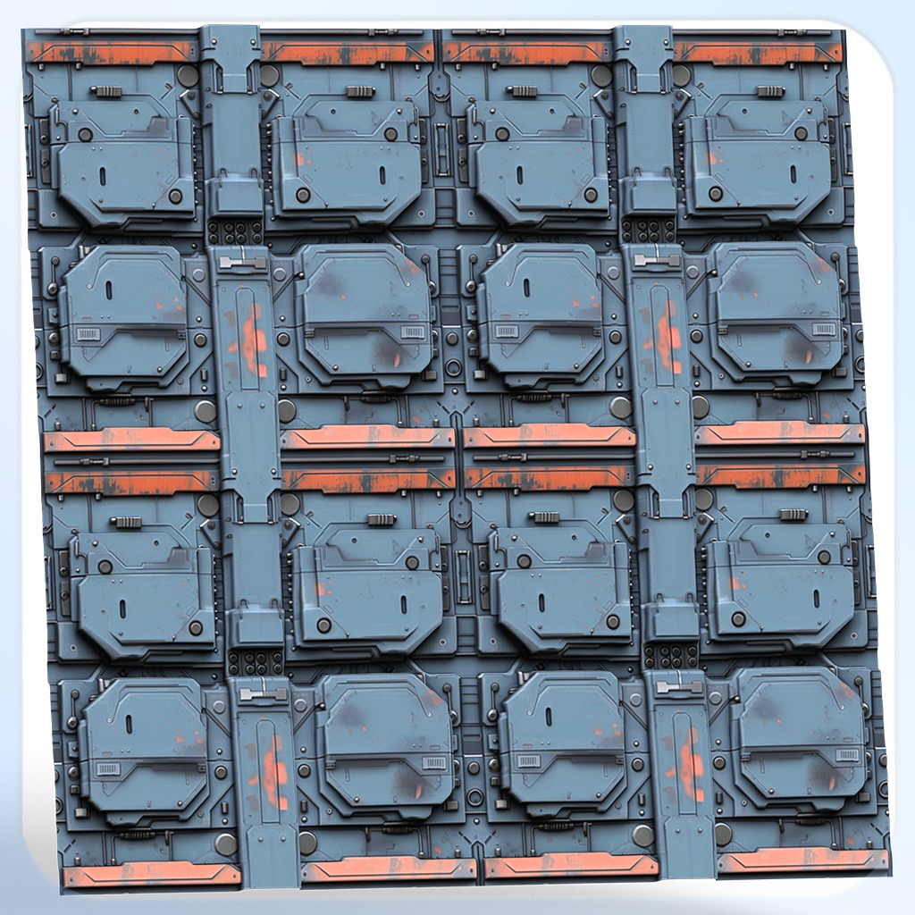 Sci-FI Seamless Texture Texture_4