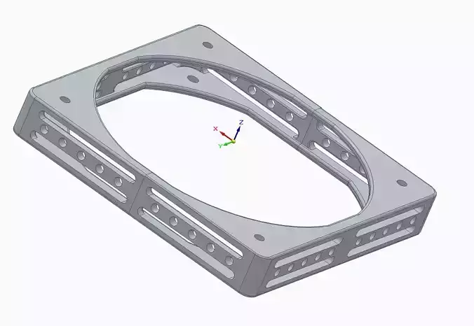 120mm fan intake grill adapter