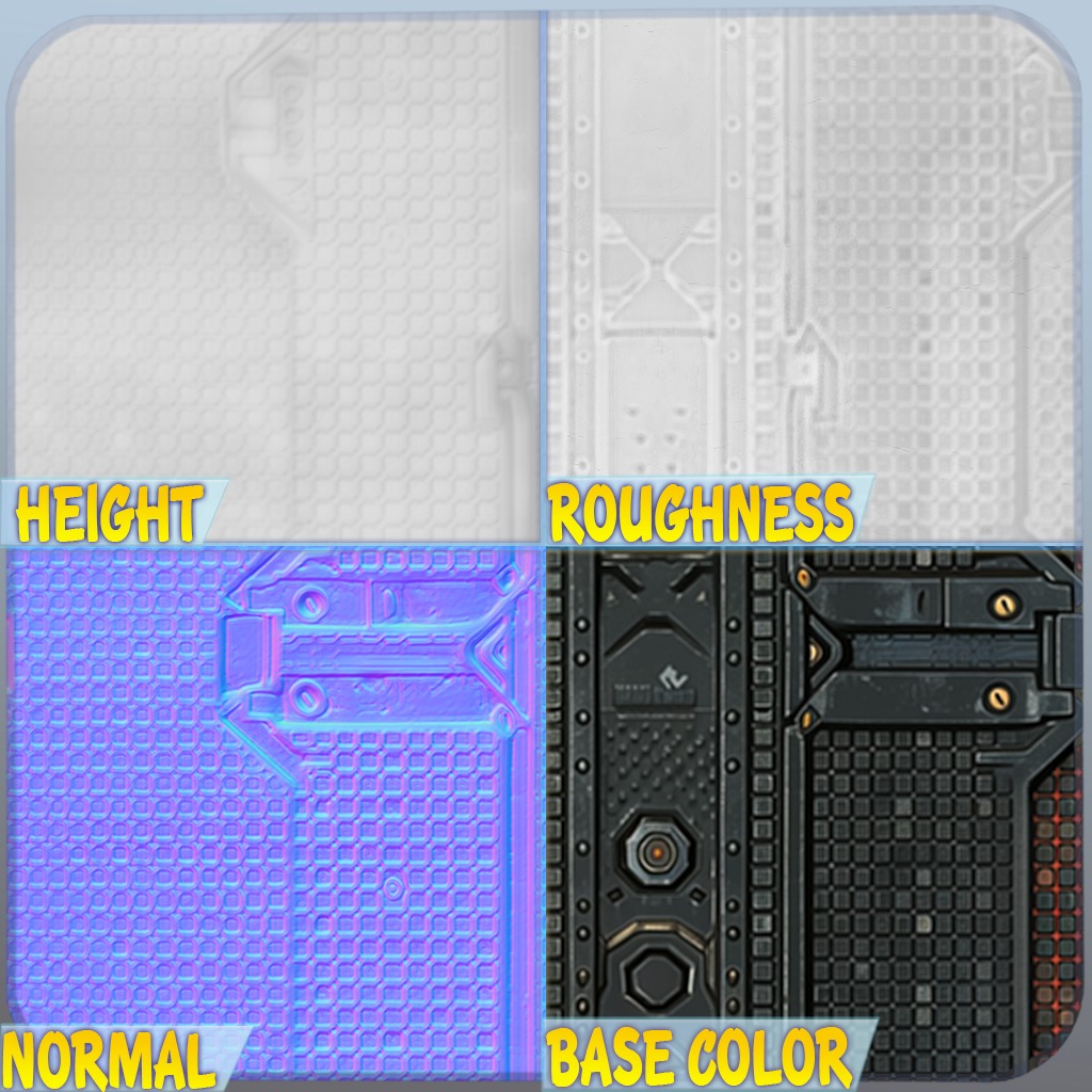 Sci-FI Seamless Texture Texture_1