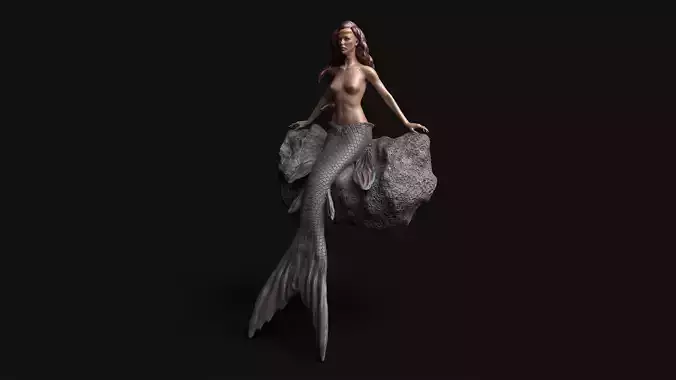 Mermaid in zbrush