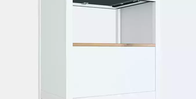 TORNVIKEN Kitchen island 1 Low-poly 3D model