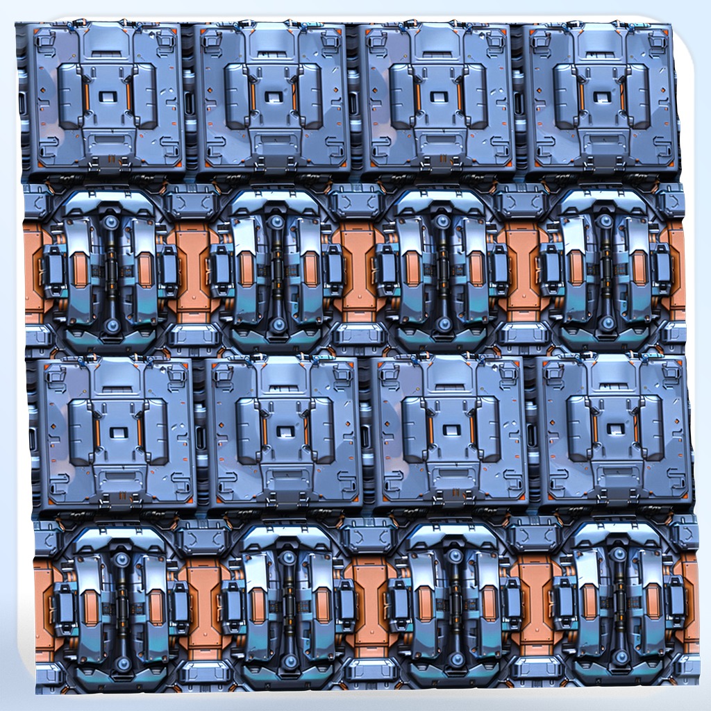 Sci-FI Seamless Texture Texture_4