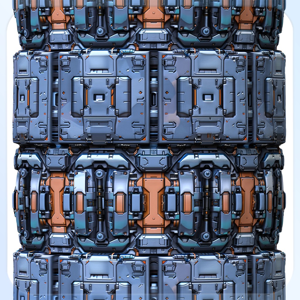 Sci-FI Seamless Texture Texture_3