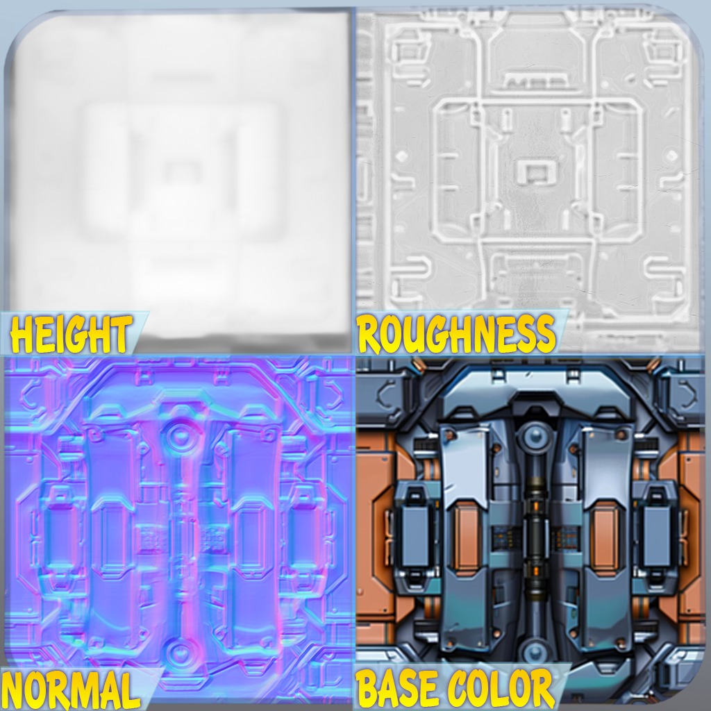 Sci-FI Seamless Texture Texture_1