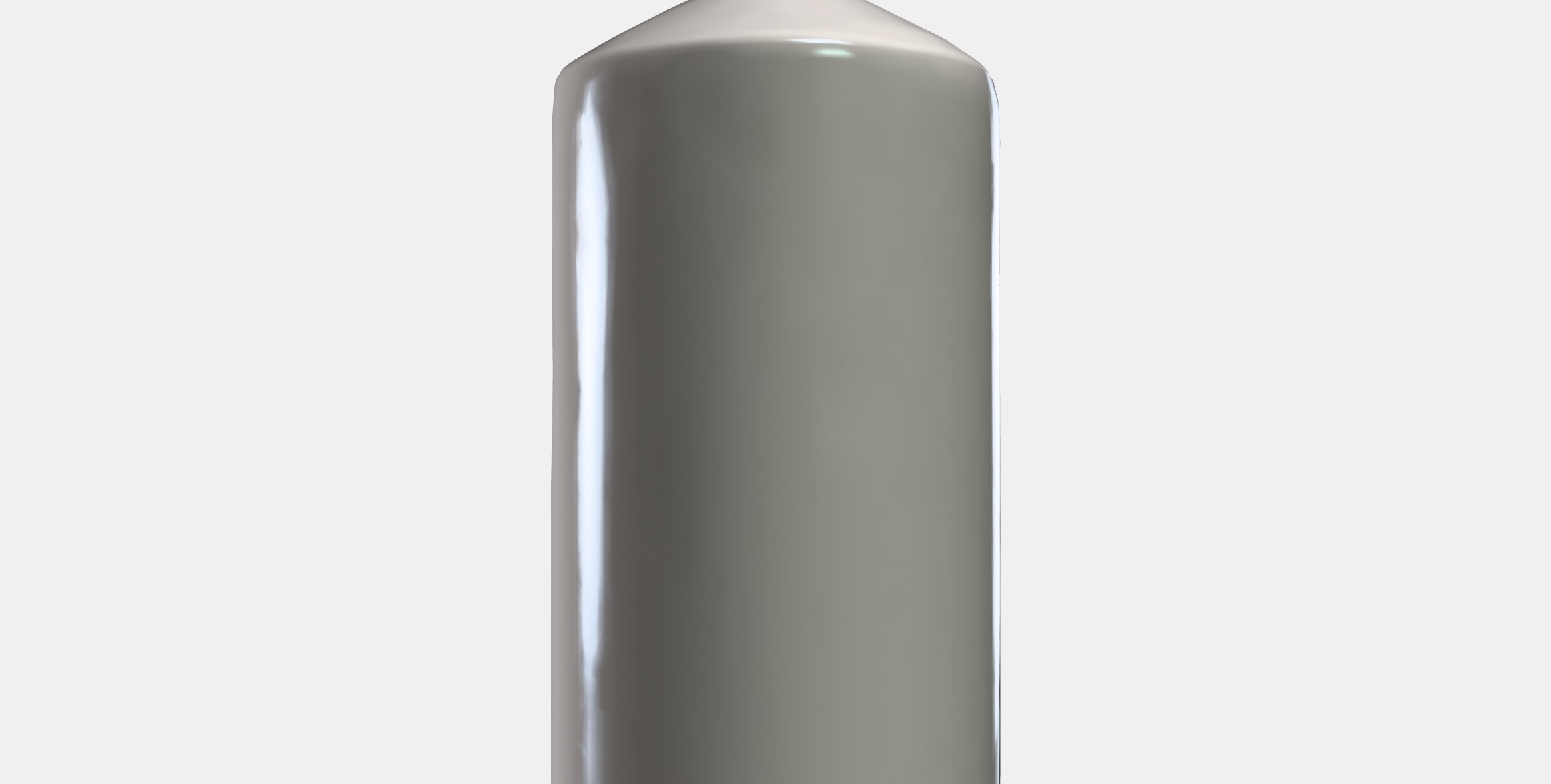 DAGLIGEN Unscented pillar candle Low-poly 3D model_9