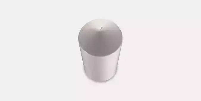 DAGLIGEN Unscented pillar candle