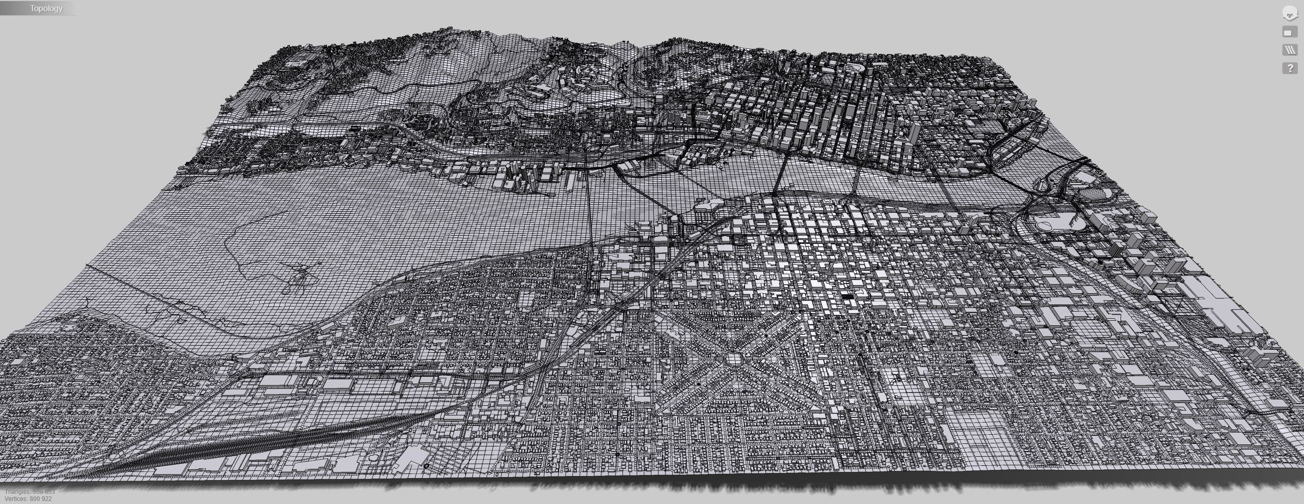 Cityscape Portland Oregon USA 3D model_15