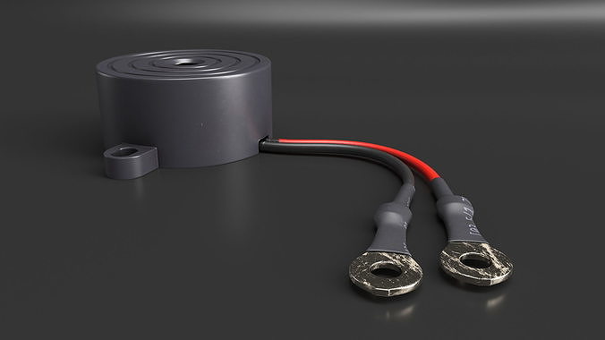 Sound buzzer 3D model 5