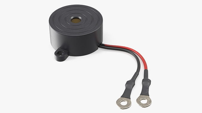 Sound buzzer 3D model 7