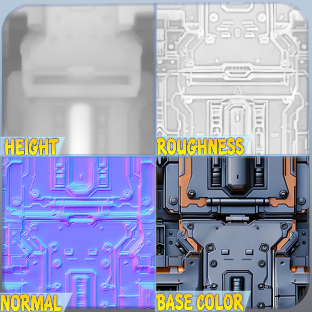 Sci-FI Seamless Texture Texture_1