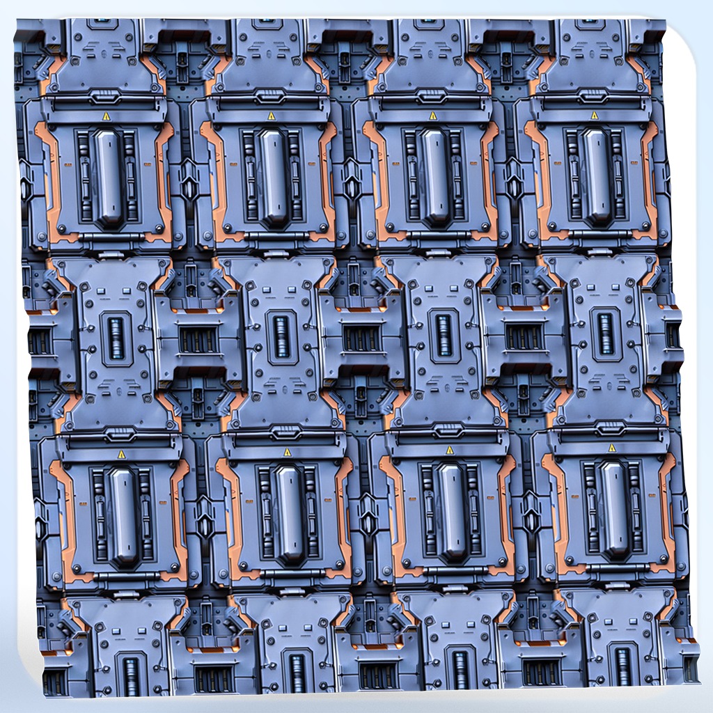 Sci-FI Seamless Texture Texture_4