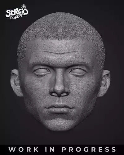 Kylian Mbappe  3D print model