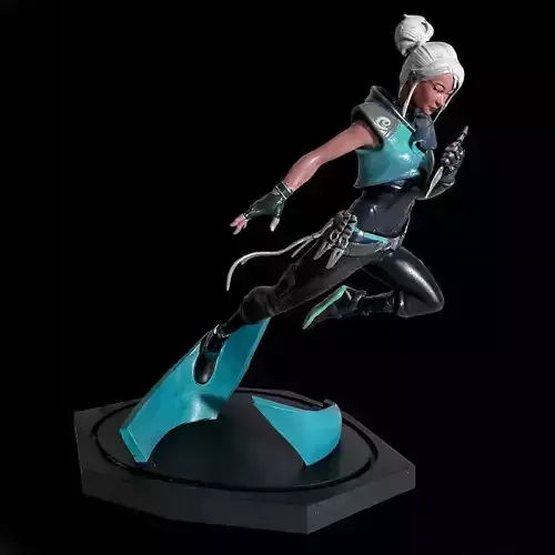 Jett- Valorant Printible Model Already Tested