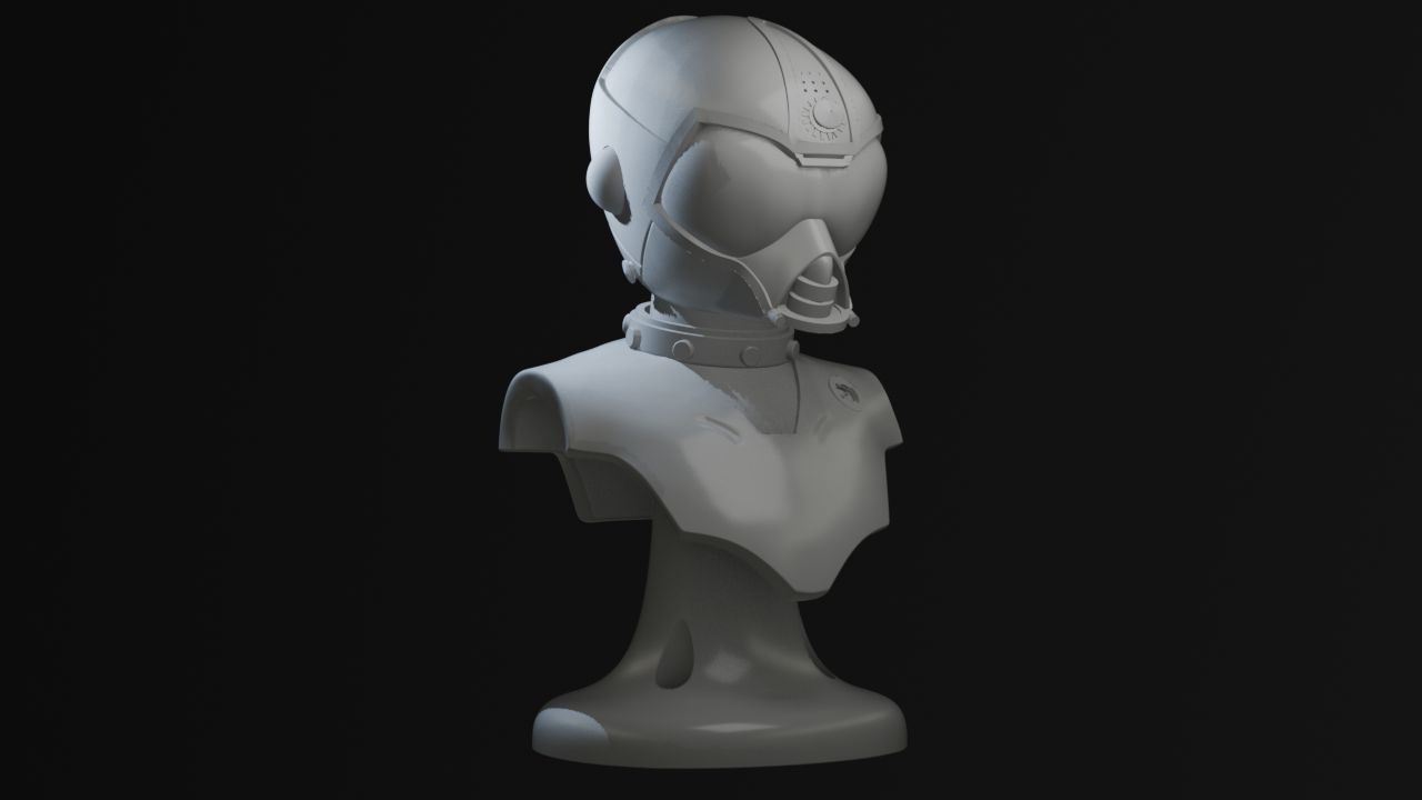 RA-7 Star Wars Protocol Droid 3D print 3D print model_1